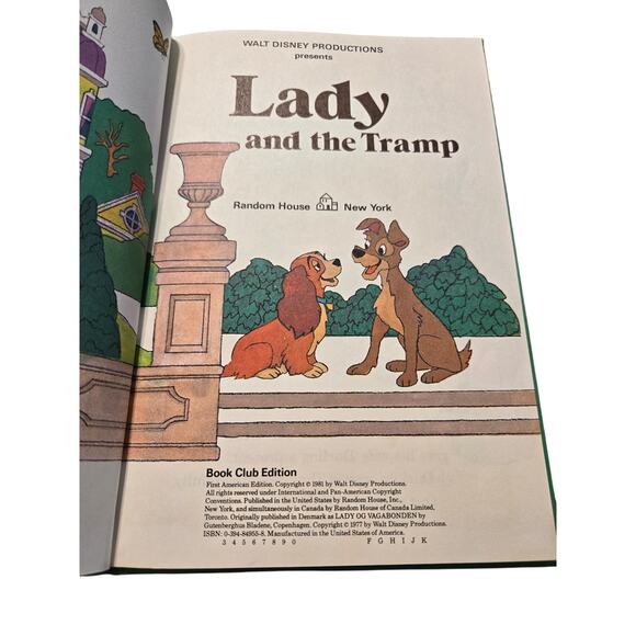 Disney's LADY AND THE TRAMP Wonderful World of Reading Book Club Edition - Picture 3 of 6
